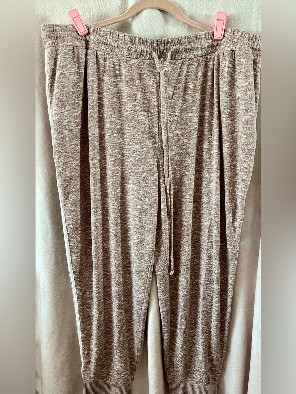Colsie Dusty Rose Heathered Jogger/Lounge Pants